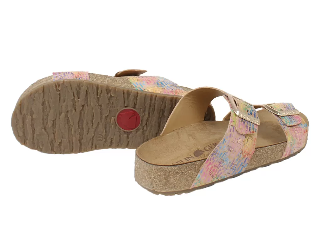 Haflinger Sandals Andrea Rainbow