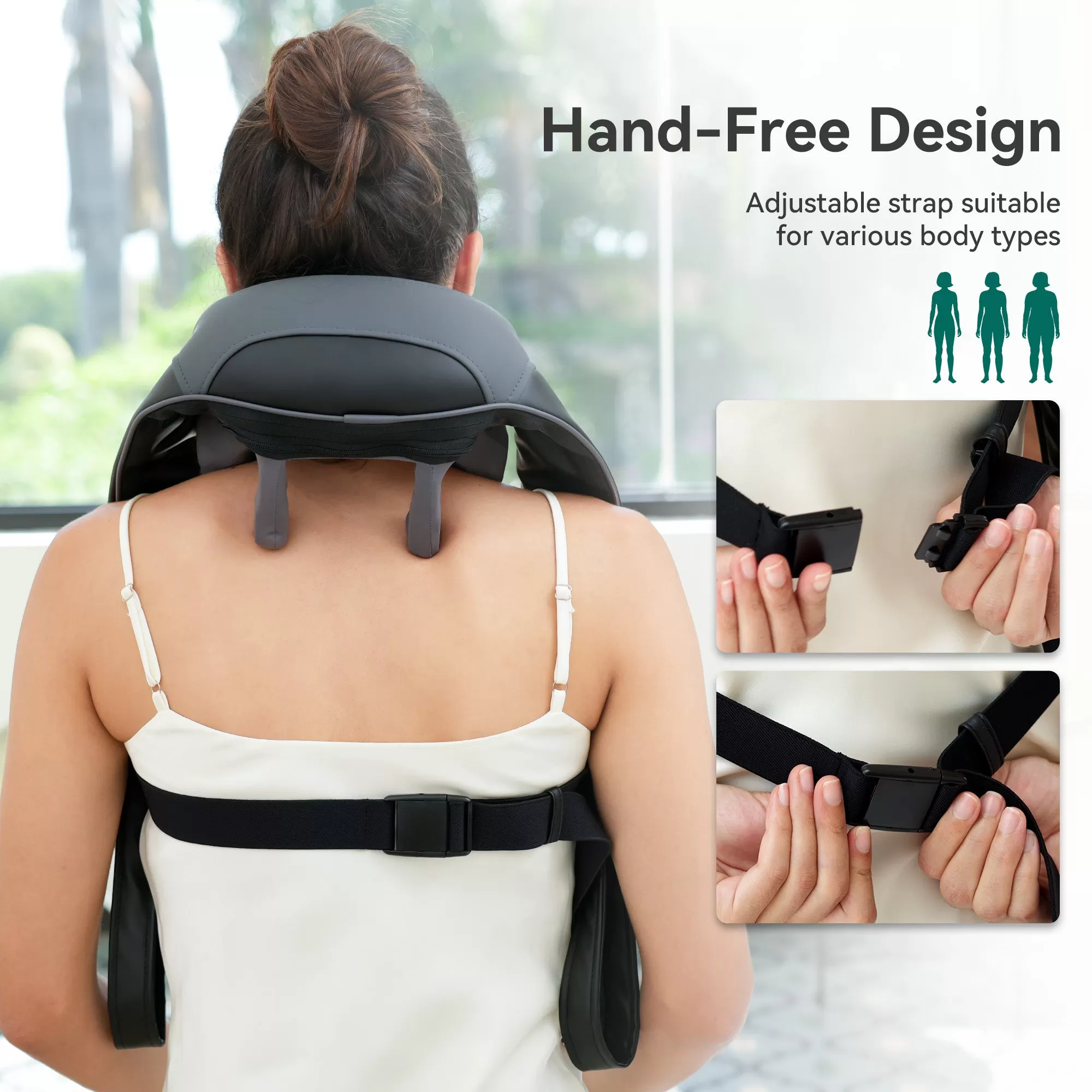 Handheld Wireless Neck & Back Massager- SL-681