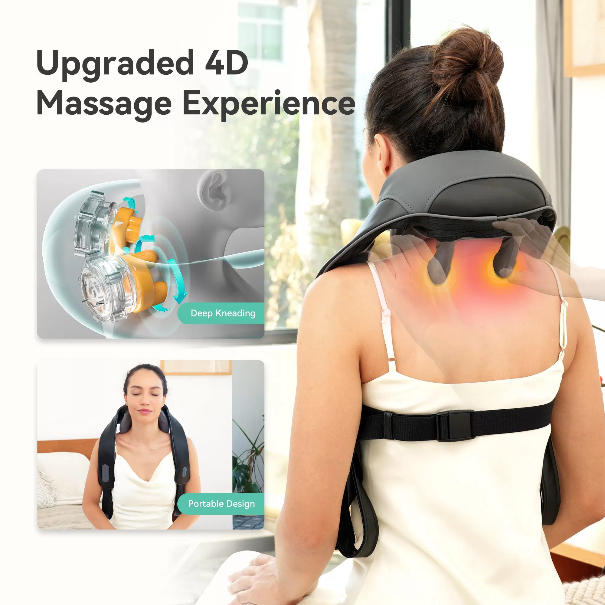 Handheld Wireless Neck & Back Massager- SL-681