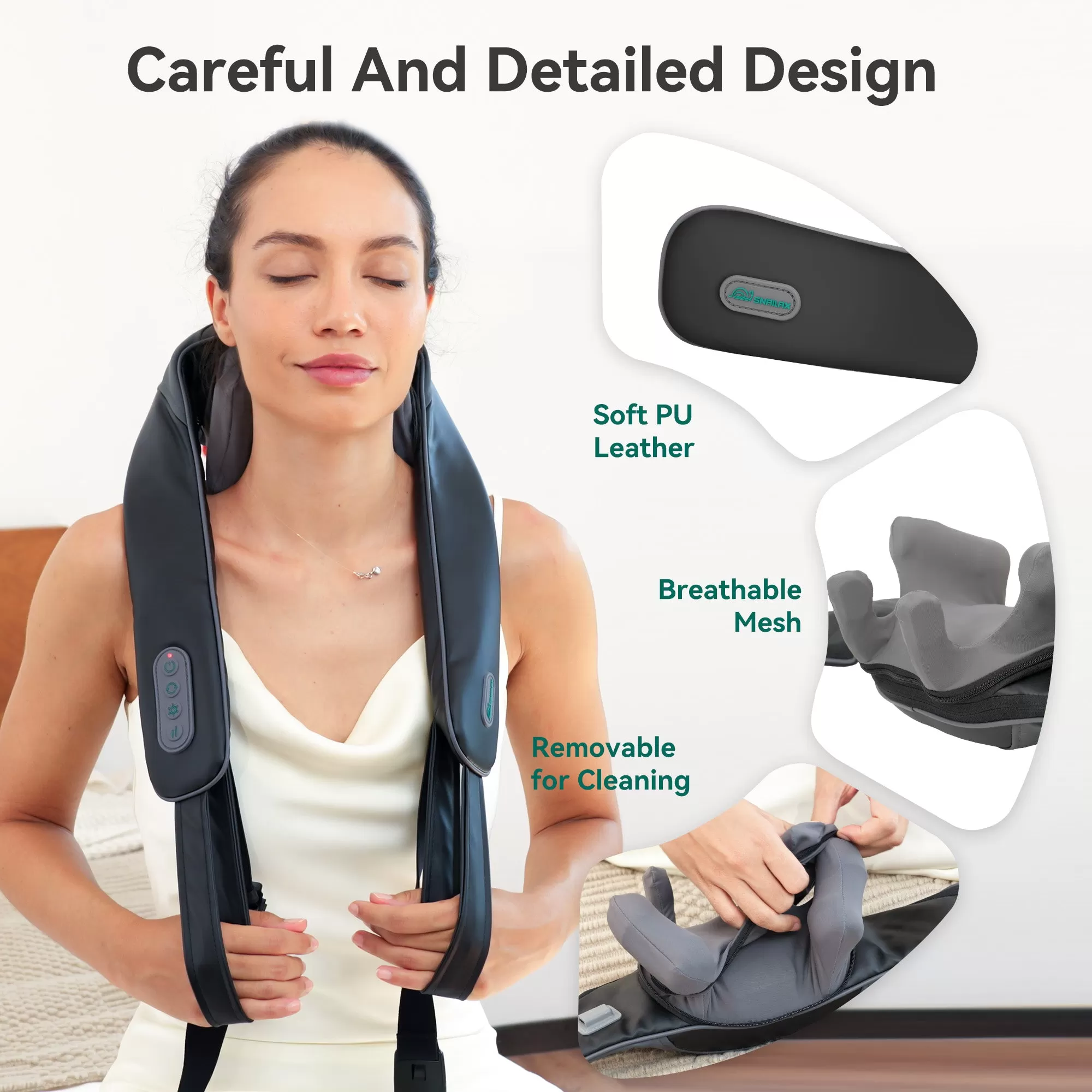 Handheld Wireless Neck & Back Massager- SL-681