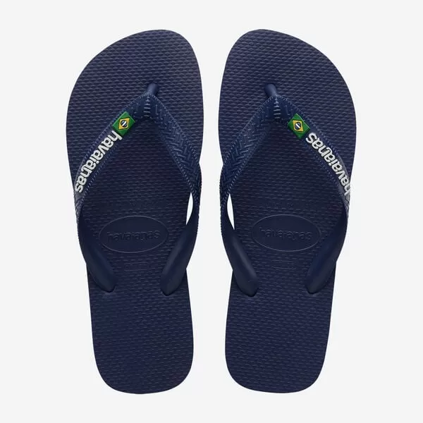 Havaianas unisex adult flip flops H. Brasil Logo FC 4.110.850 0555 blue