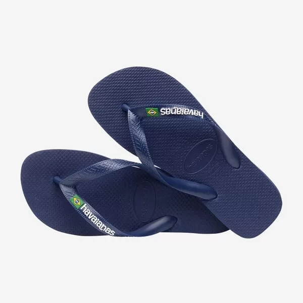 Havaianas unisex adult flip flops H. Brasil Logo FC 4.110.850 0555 blue