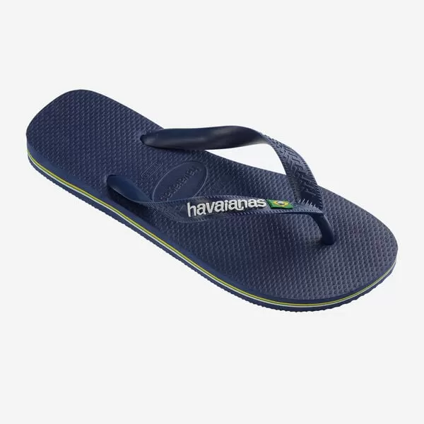 Havaianas unisex adult flip flops H. Brasil Logo FC 4.110.850 0555 blue