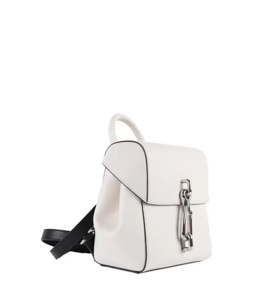 Hook Backpack, White/Silver