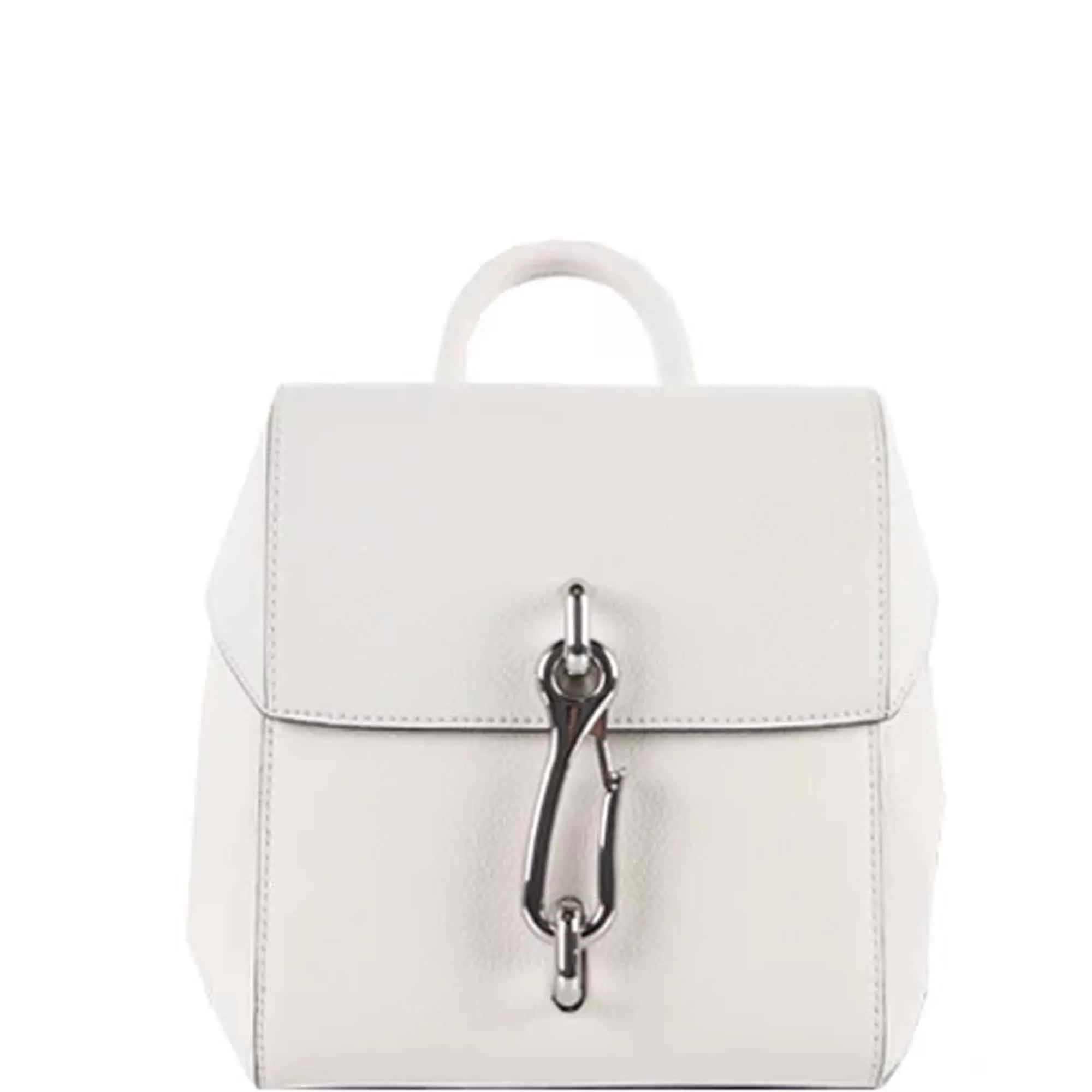 Hook Backpack, White/Silver