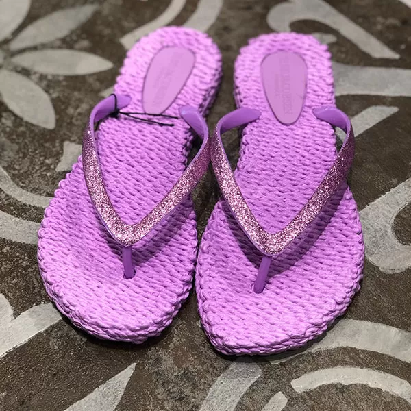 IJH Flip Flop Glitter Lilac