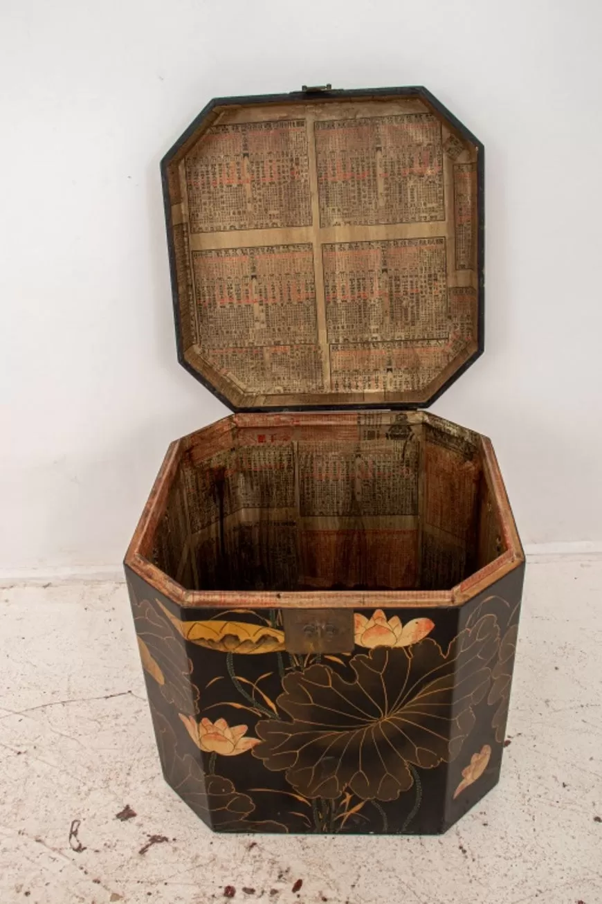 Japanese Faux Lacquer Storage Box