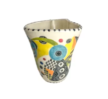 Joanne Jaffe, Ceramic Triangular Vase