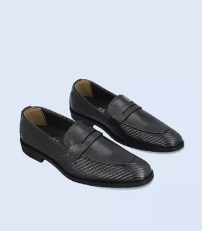 KB0072-BLACK-Boys Formal Moccassion