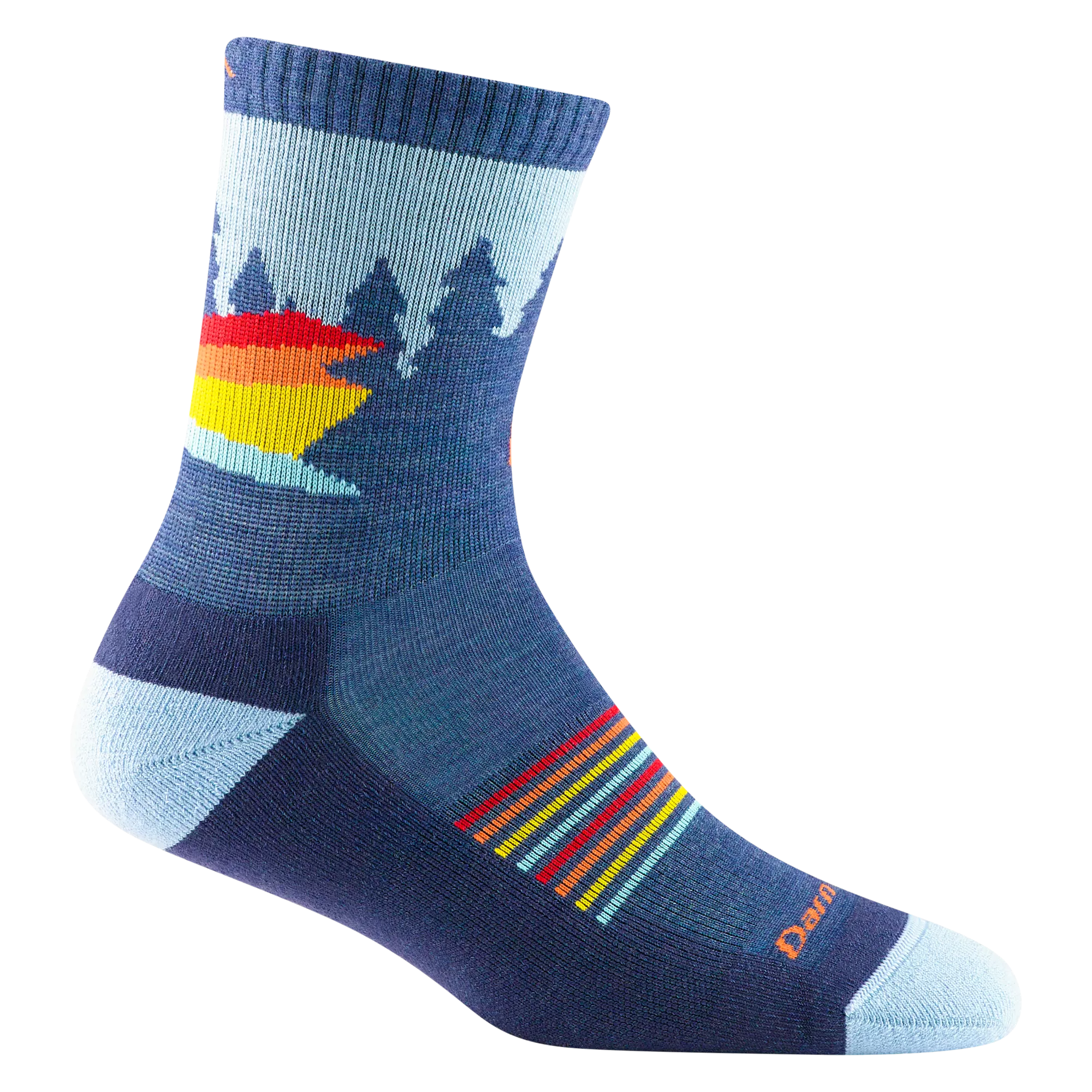 Kids Micro Crew Lightweight Hiking Sock 2-Pack