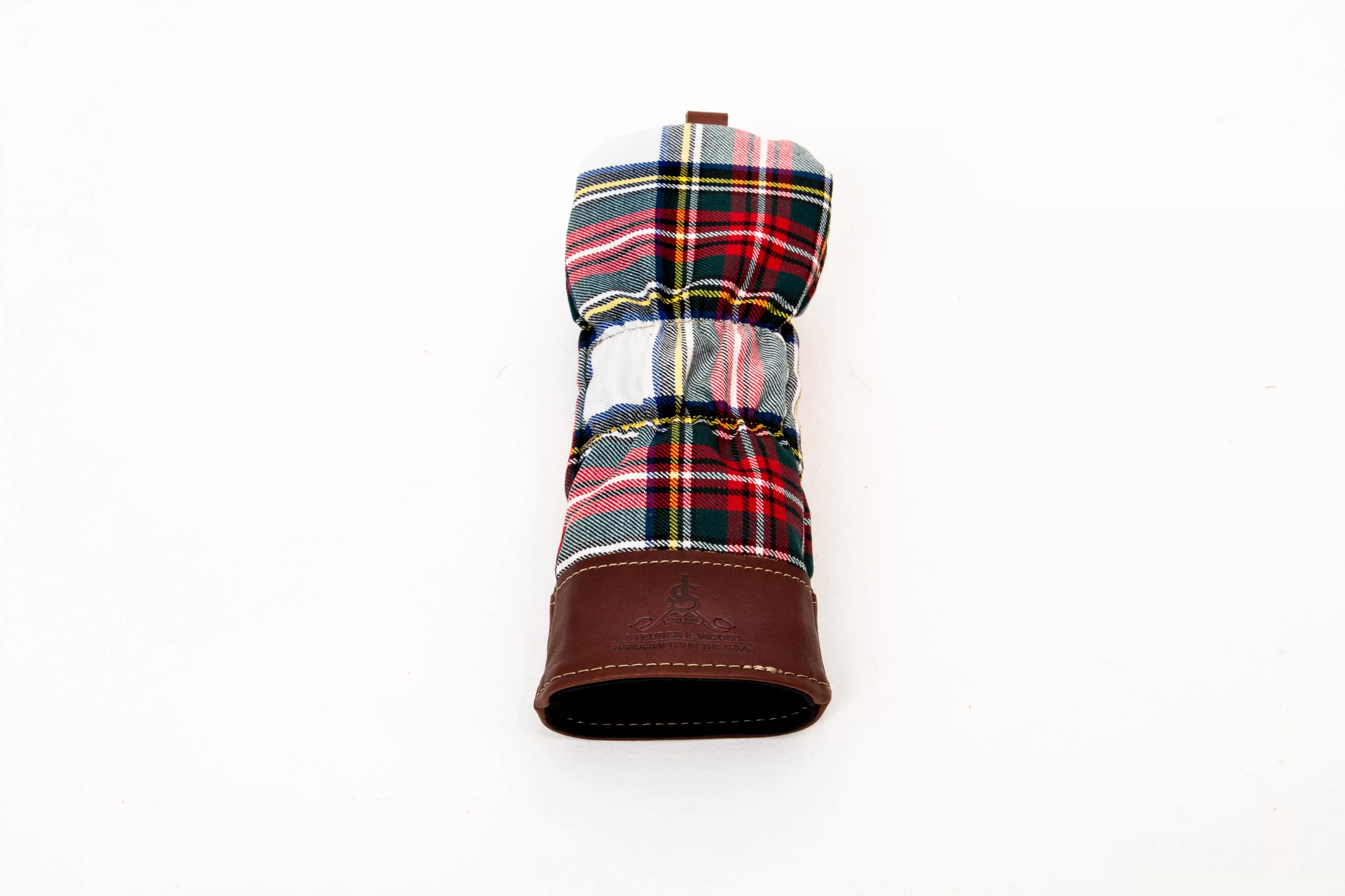 Leather & Wool Tartan Head Cover