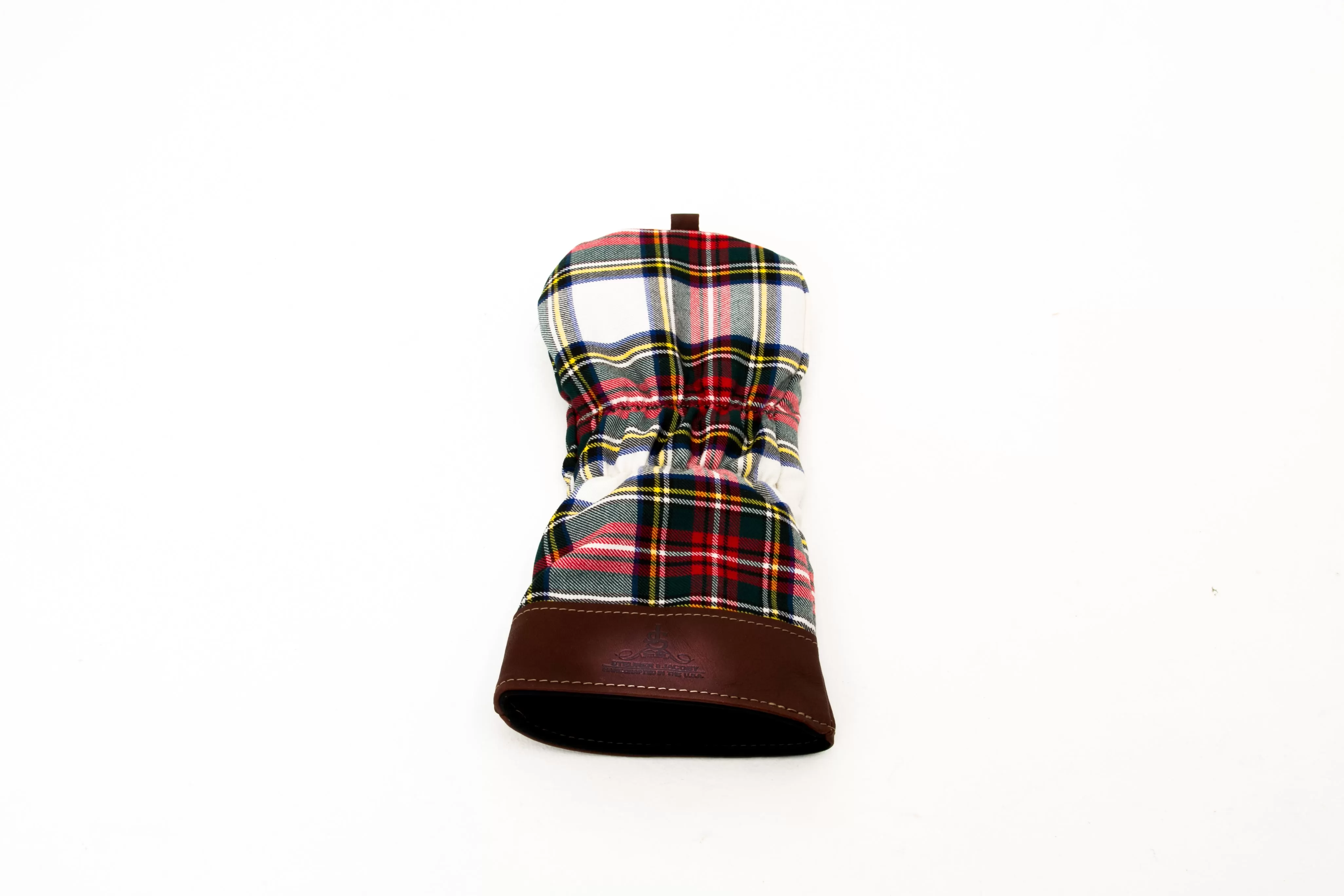 Leather & Wool Tartan Head Cover