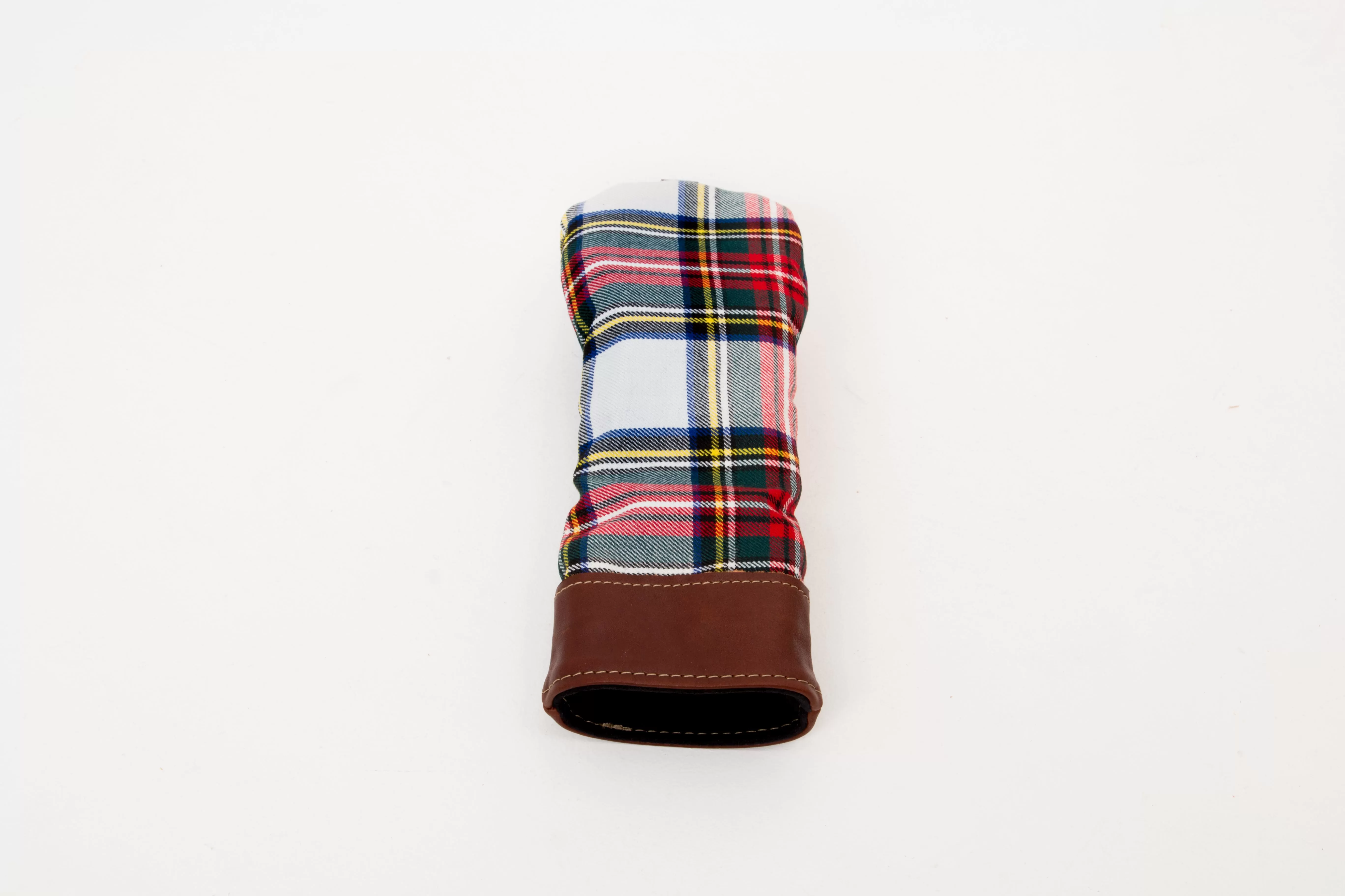 Leather & Wool Tartan Head Cover