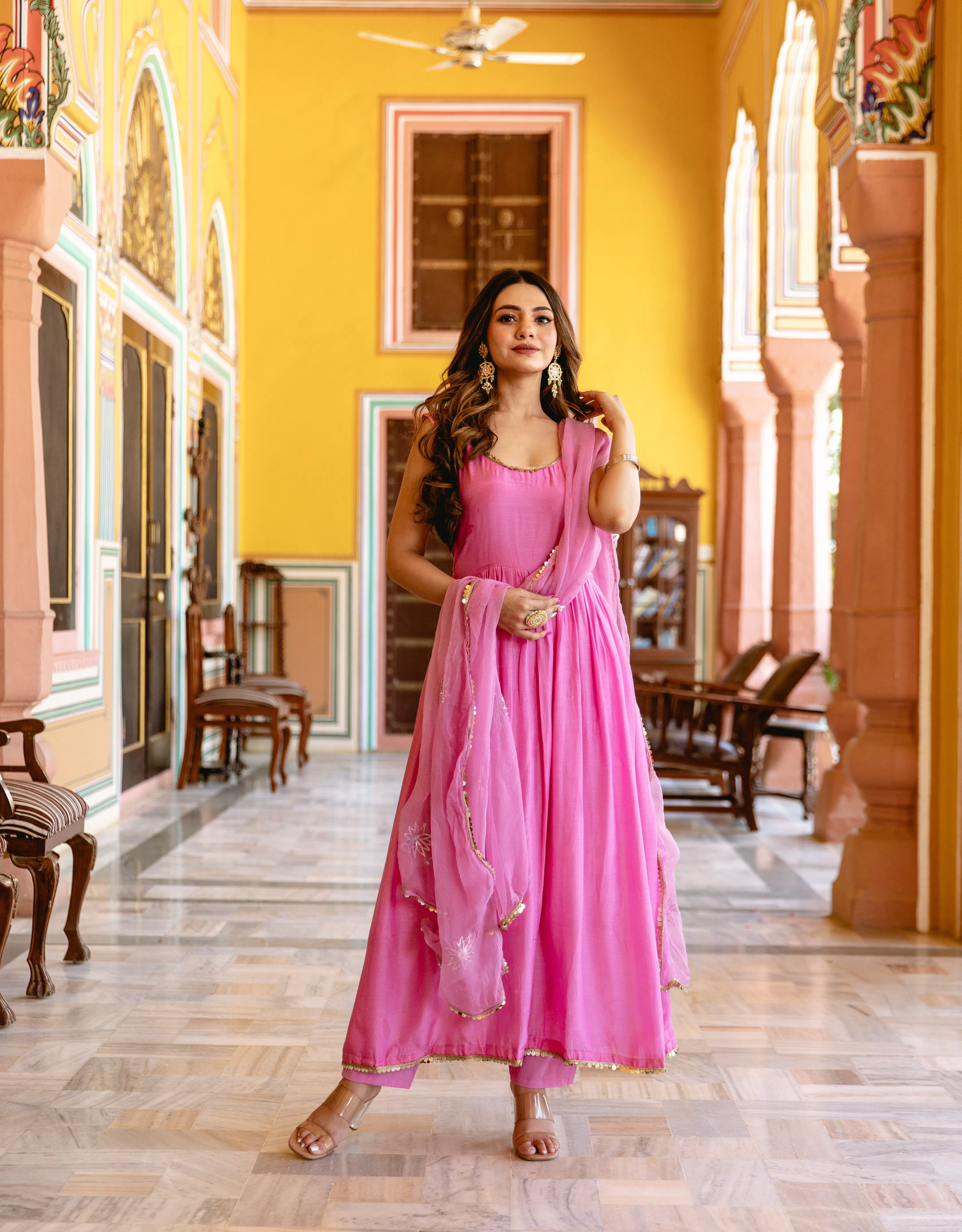 Leela Anarkali Suit Set