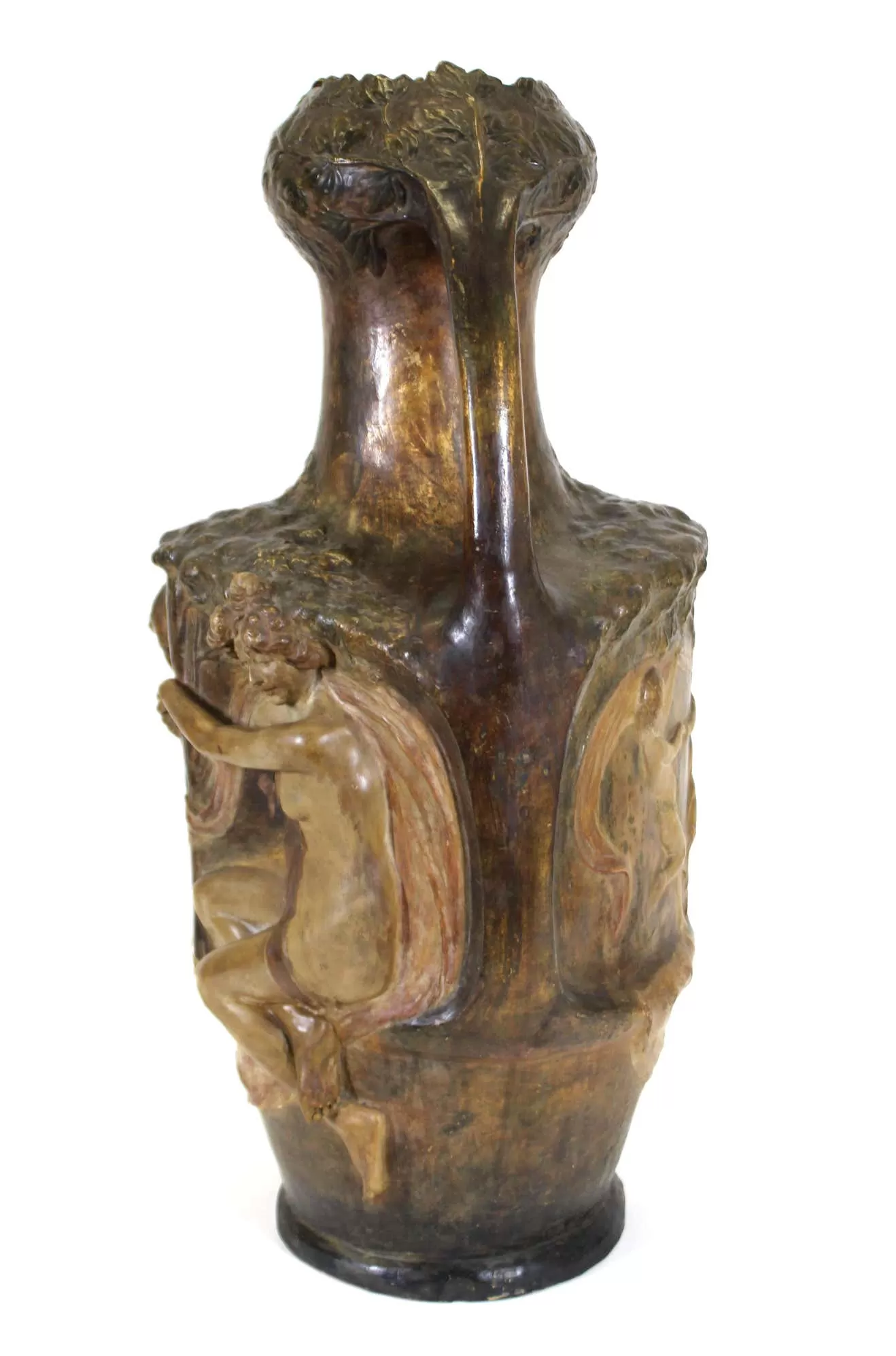 Lefont for Friedrich Goldscheider Viennese Art Nouveau Exhibition Vase