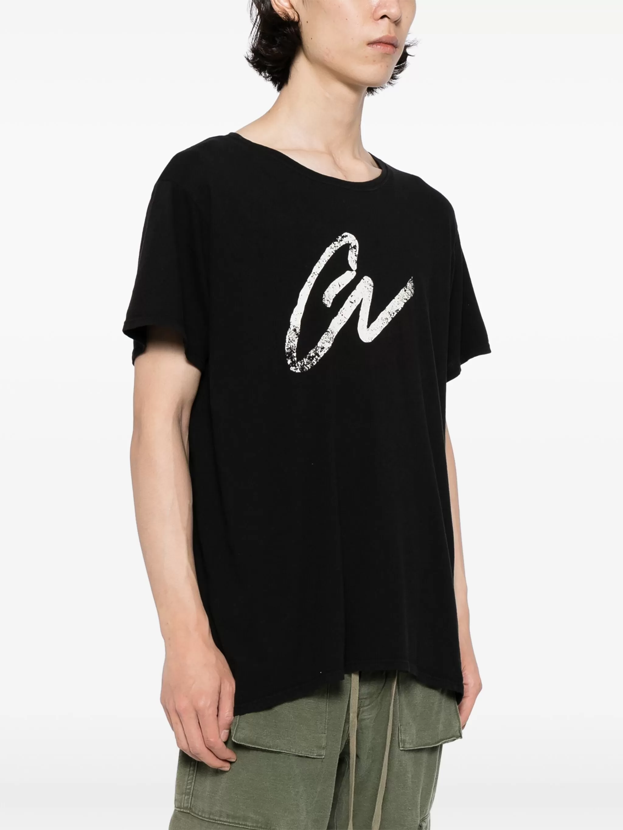 LOGO-PRINT SHORT SLEEVE COTTON T-SHIRT