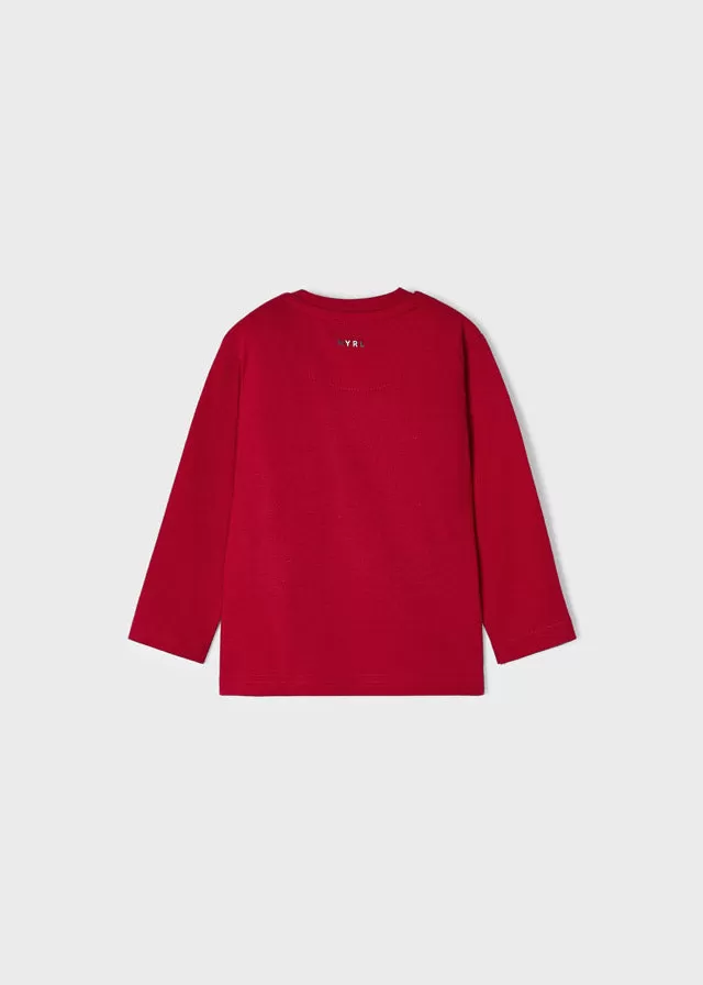 Mayoral Baby L/S Shirt _Red 2003-36