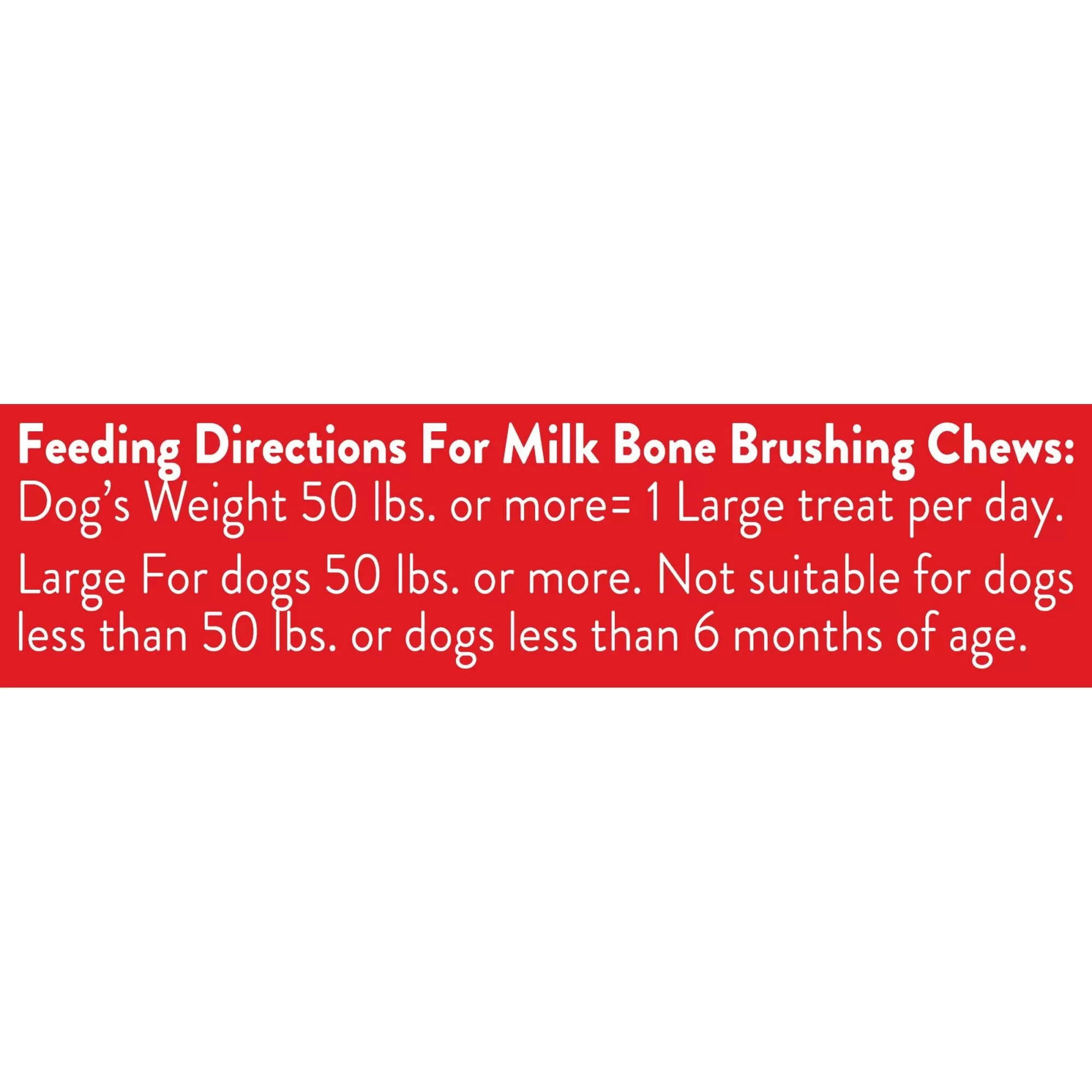 Milk-Bone Brushing Chews Daily Dental Dog Treats, Large, 24.2 Oz. Bag, 18 Bones Per Bag