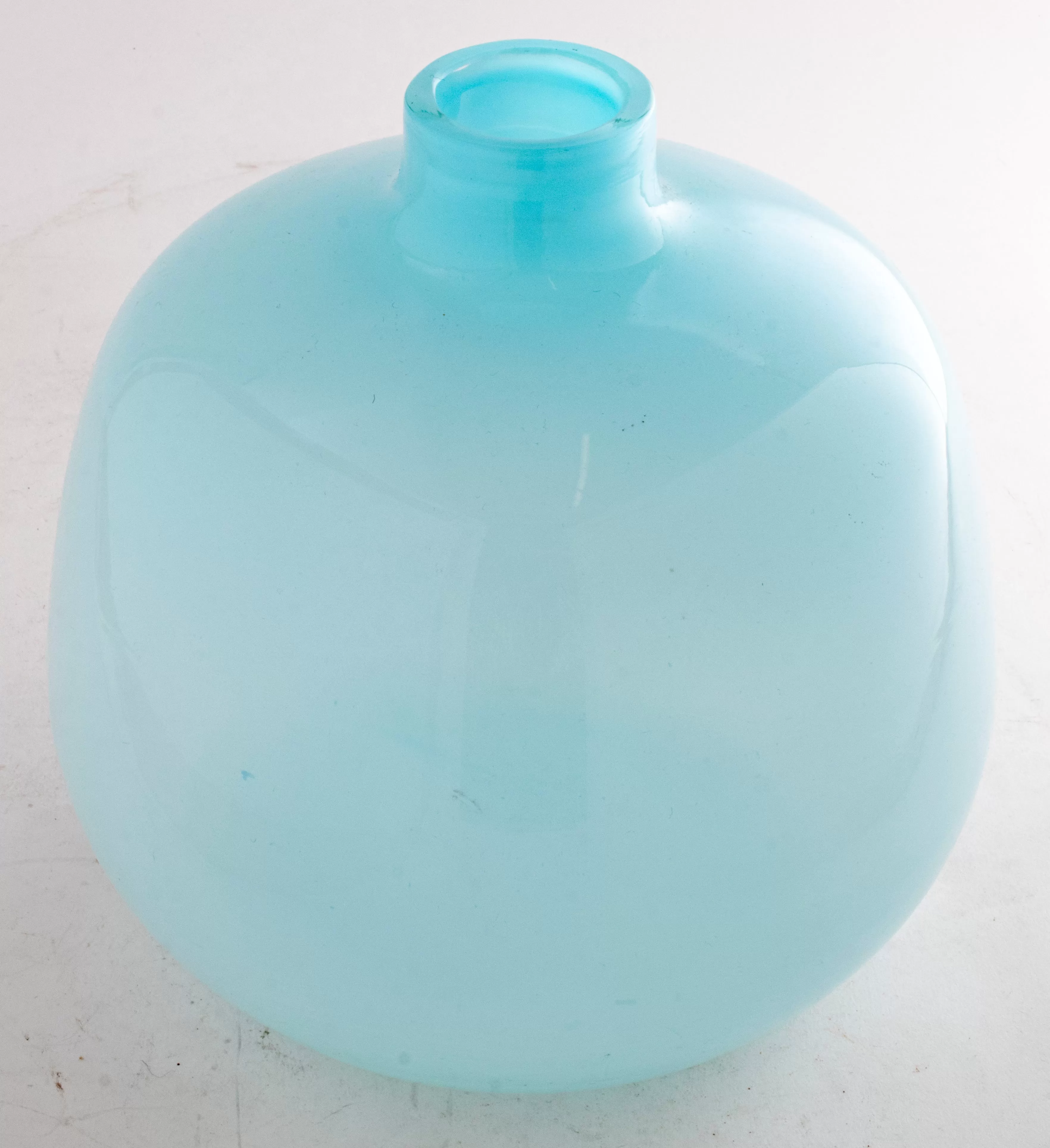 Modern Pale Blue Glass Vase