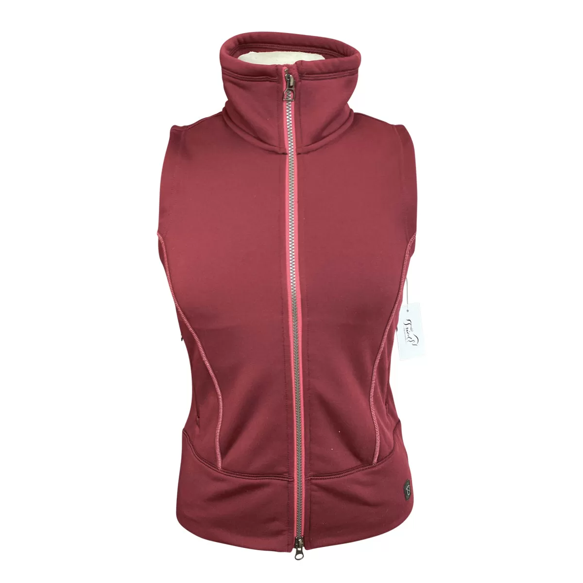 Noble Outfitters Softshell Vest in Burgundy - Women's Small