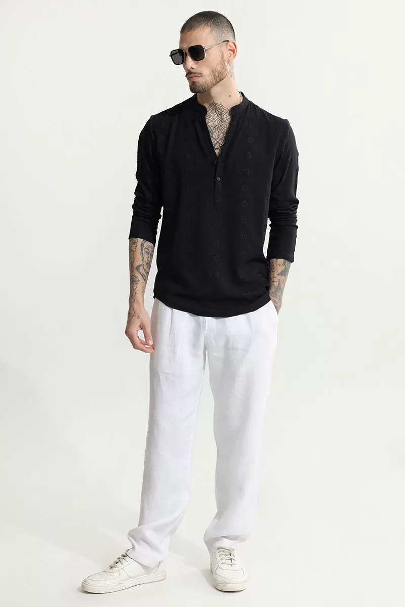 Octus Black Kurta