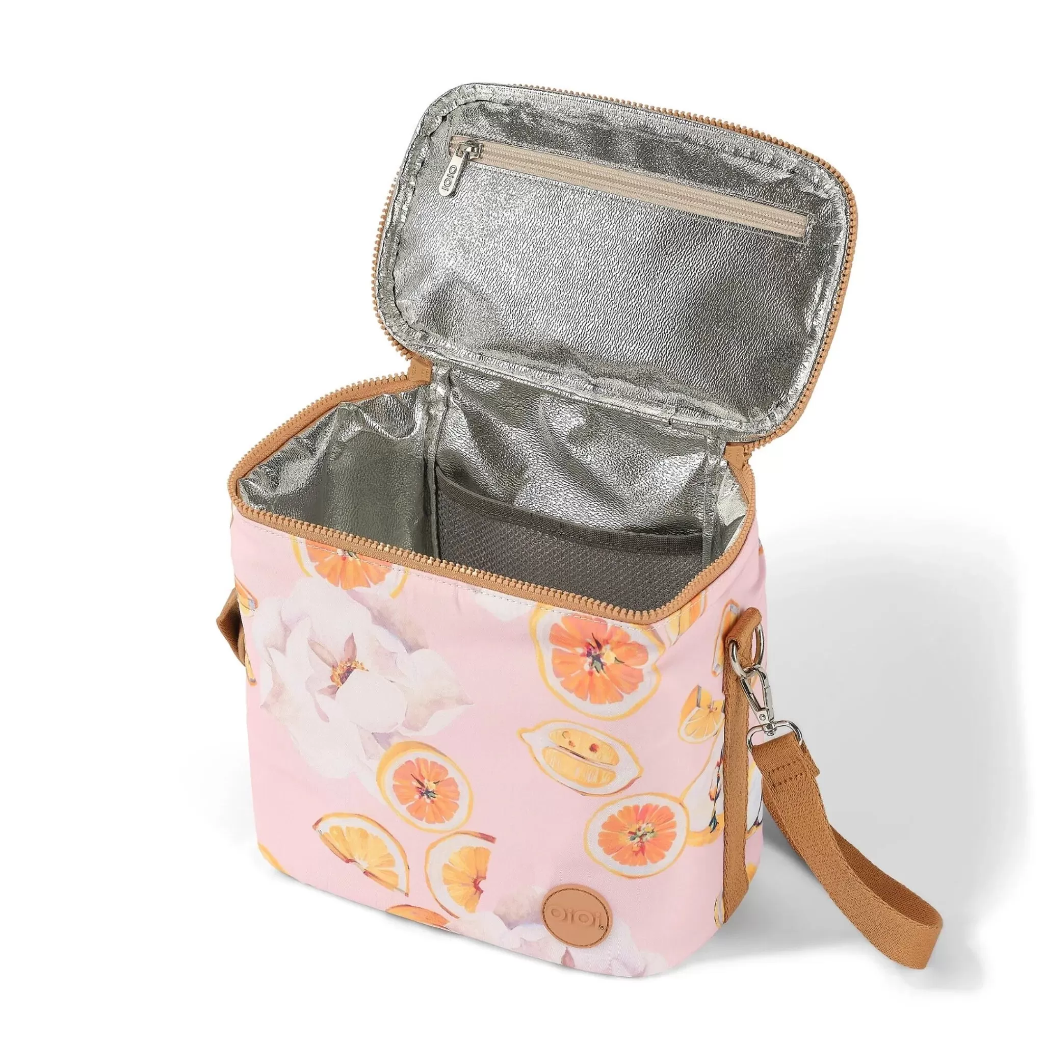 OiOi Insulated Lunch Bag Midi - Tutti frutti