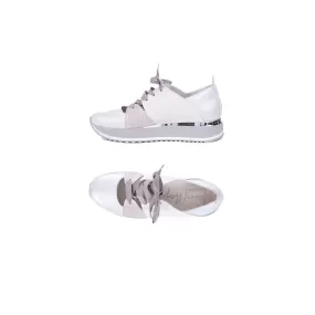 Open-Air Sneaker Metal Sport Cervo Chalk White