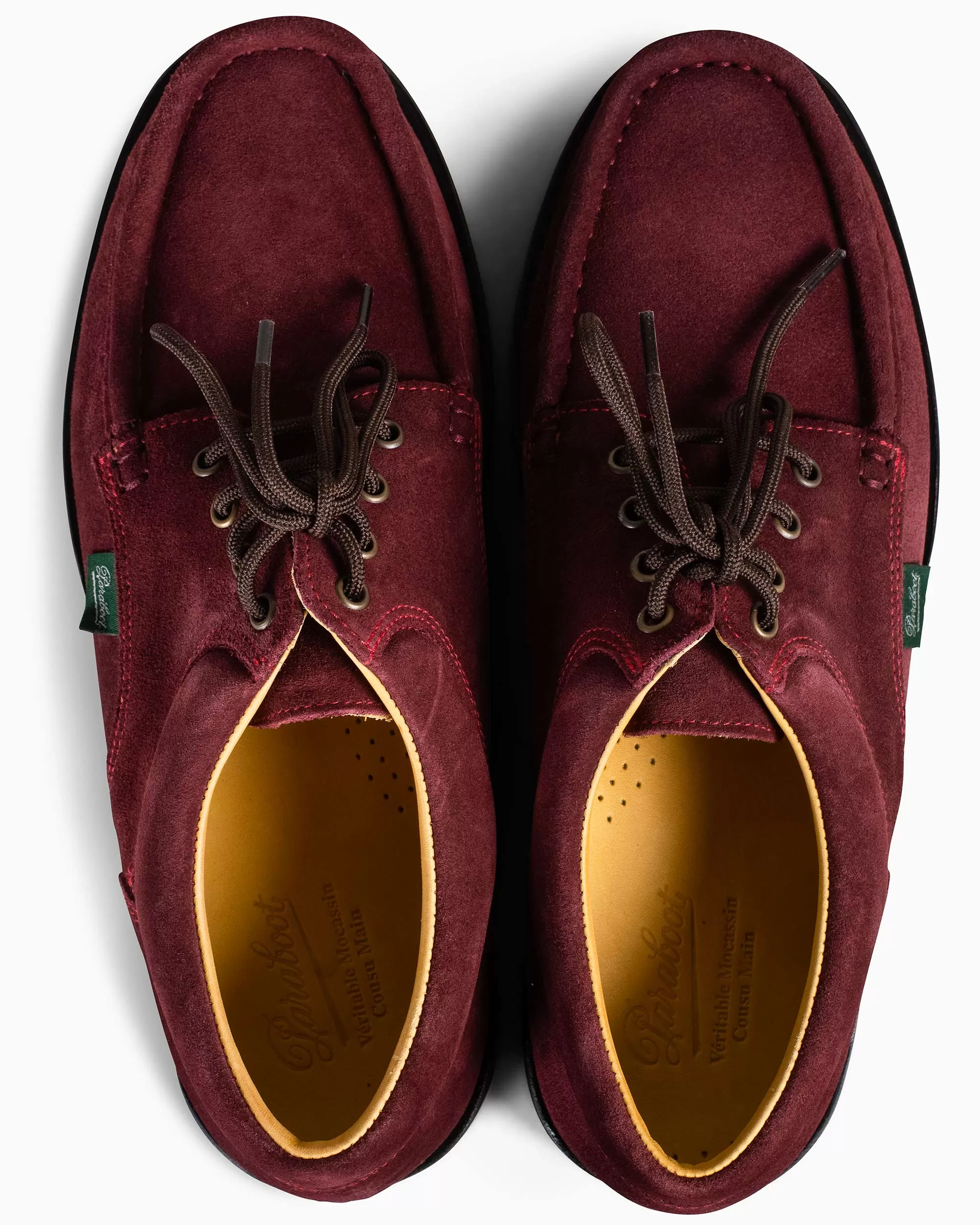 Paraboot Thiers Velours Bordeaux