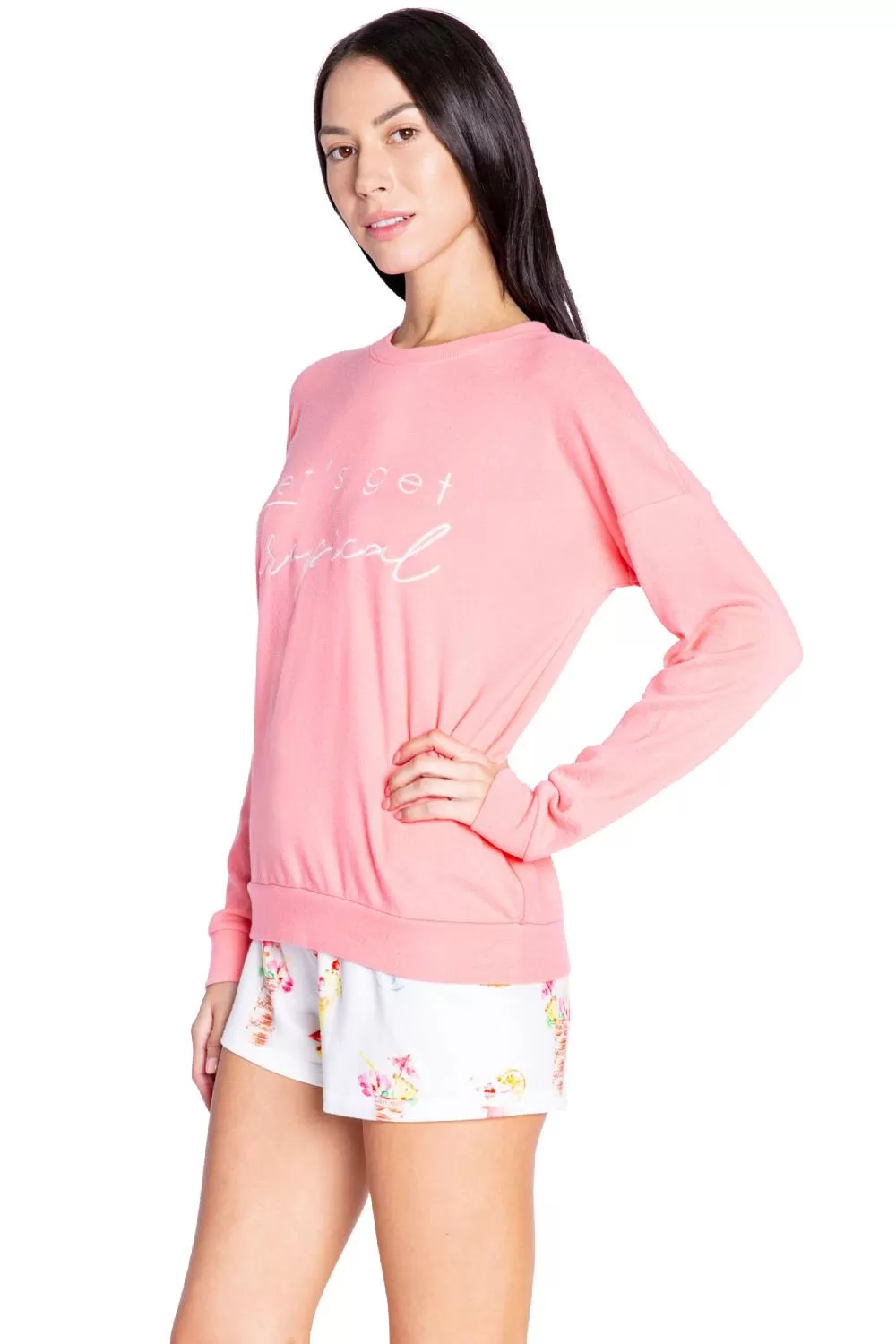 PJ Salvage Let's Get Tropical Long Sleeve Top RCGTLS2