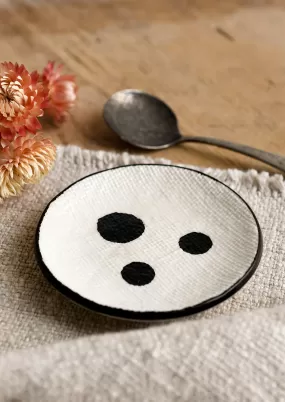 Polka Dot Mini Ceramic Dish