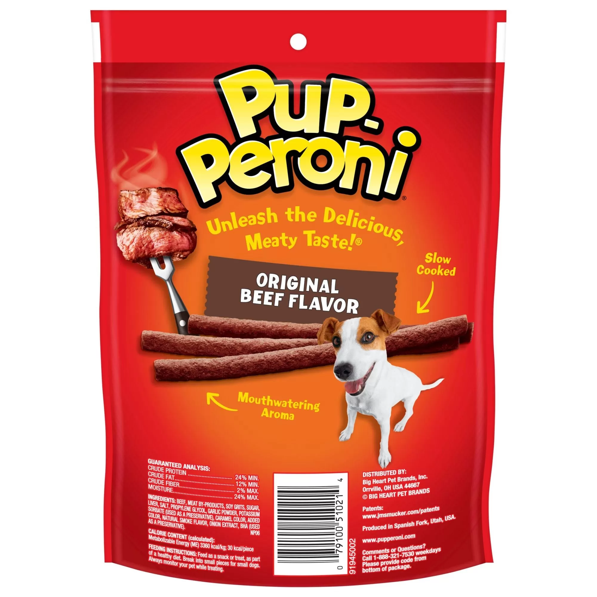 Pup-Peroni Original Beef Flavor Dog Treats, 5.6oz Bag