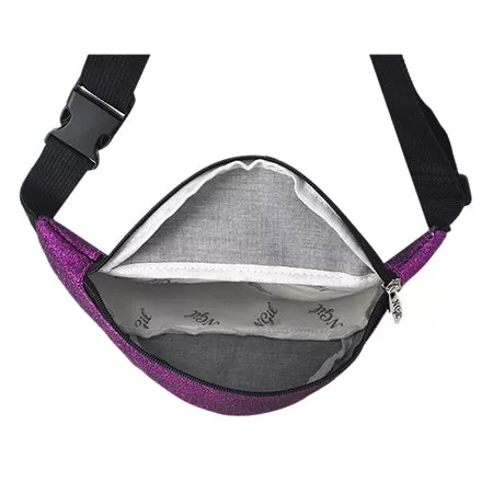 Purple Glitter Fanny Pack