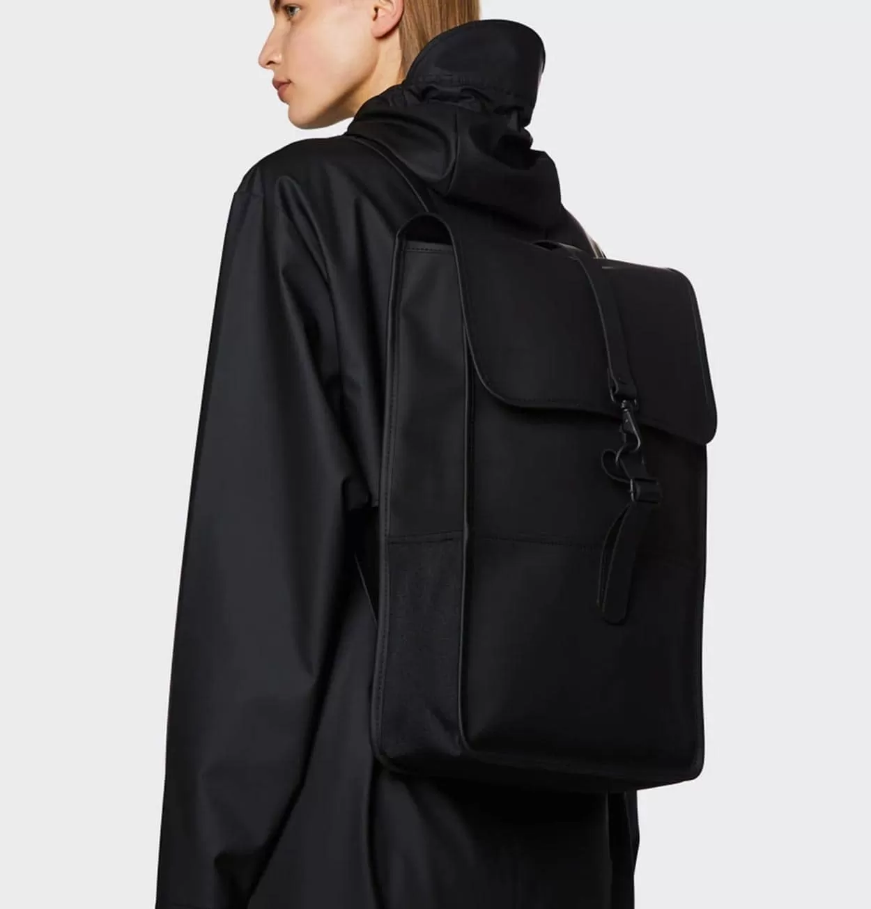 RAINS Backpack in Black