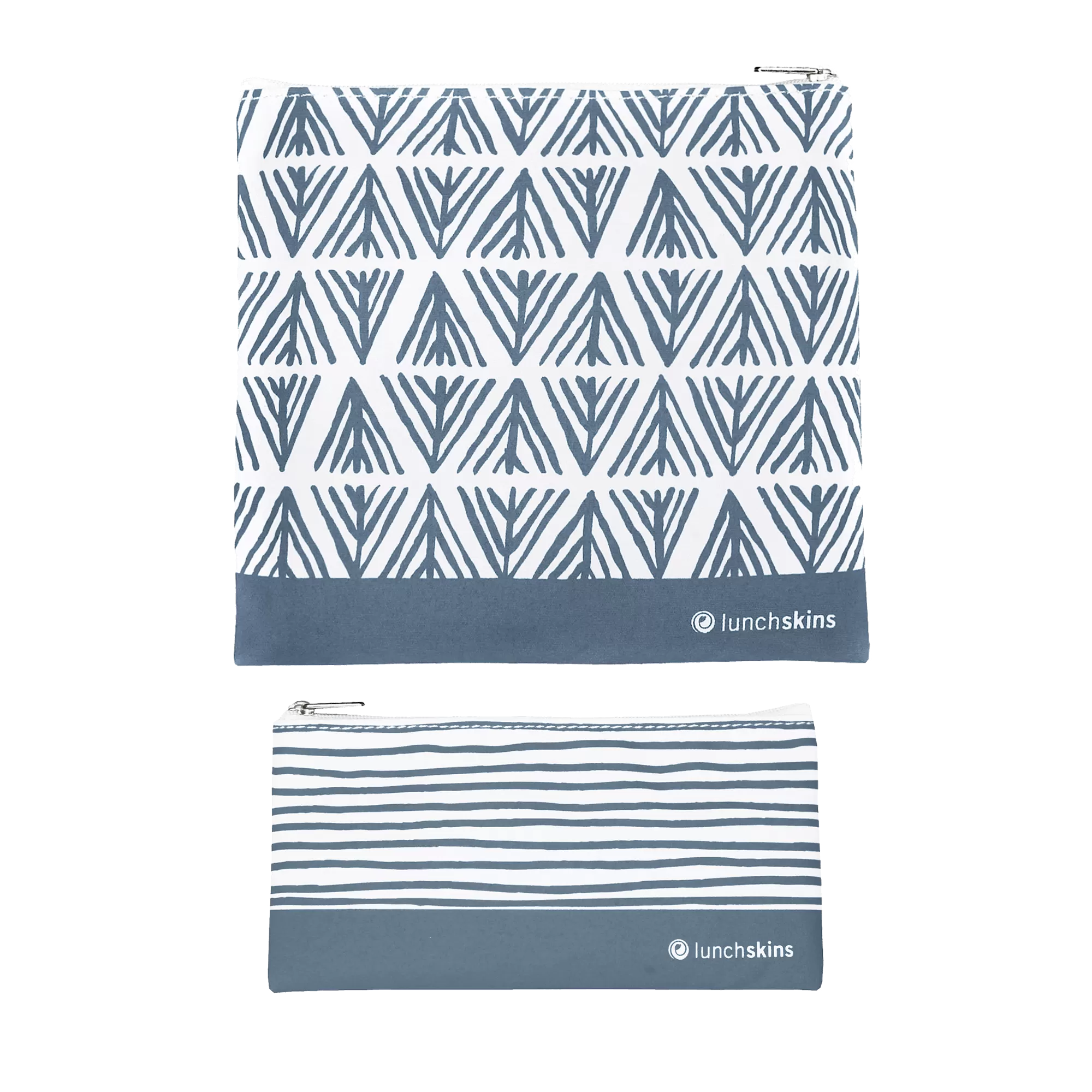 Reusable Zippered Sandwich Bag   Snack Bag 2-Pack Bundle Geometric