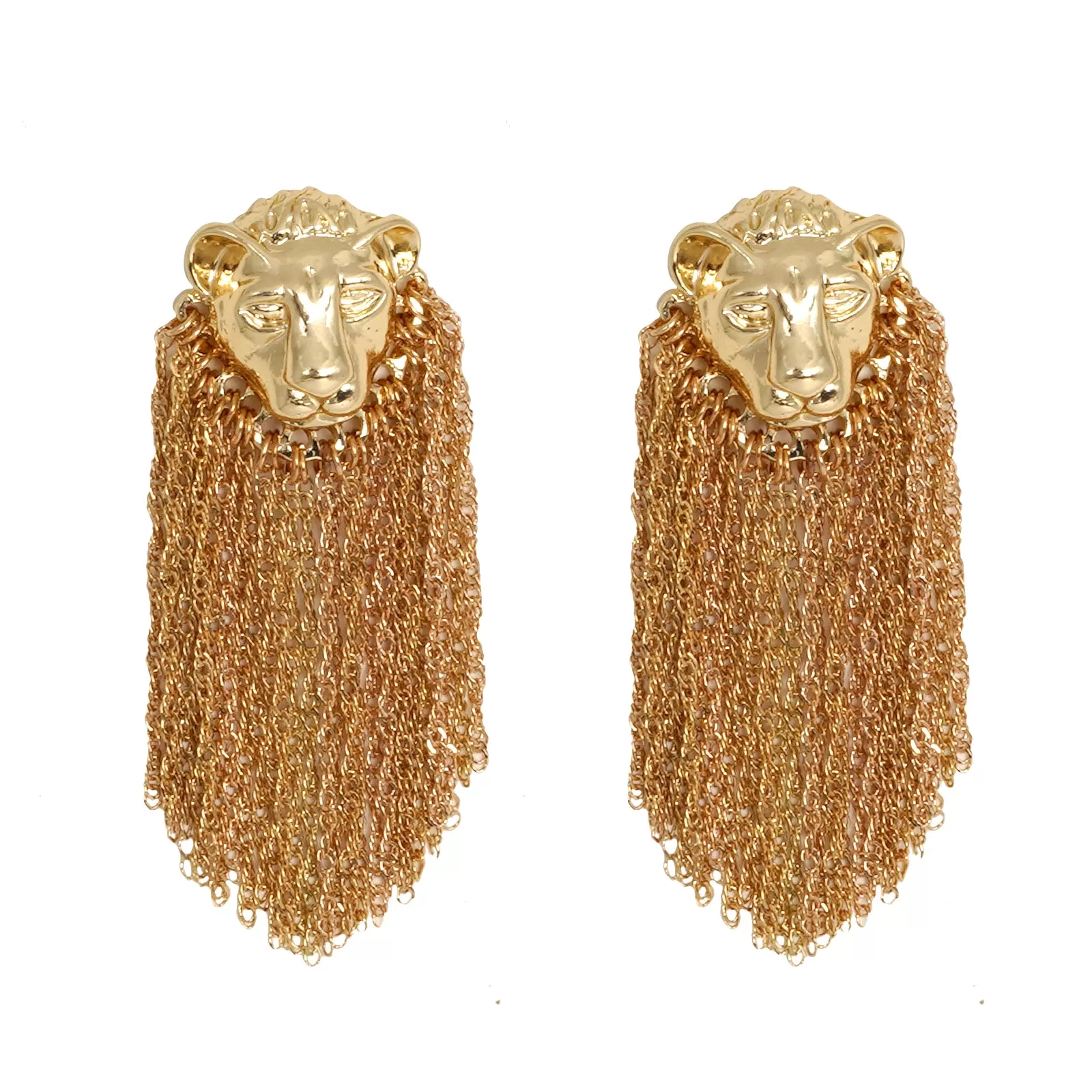 Roar Gold Chunky Earrings