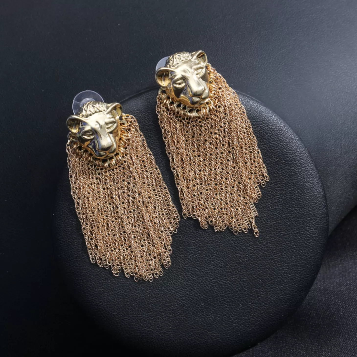 Roar Gold Chunky Earrings