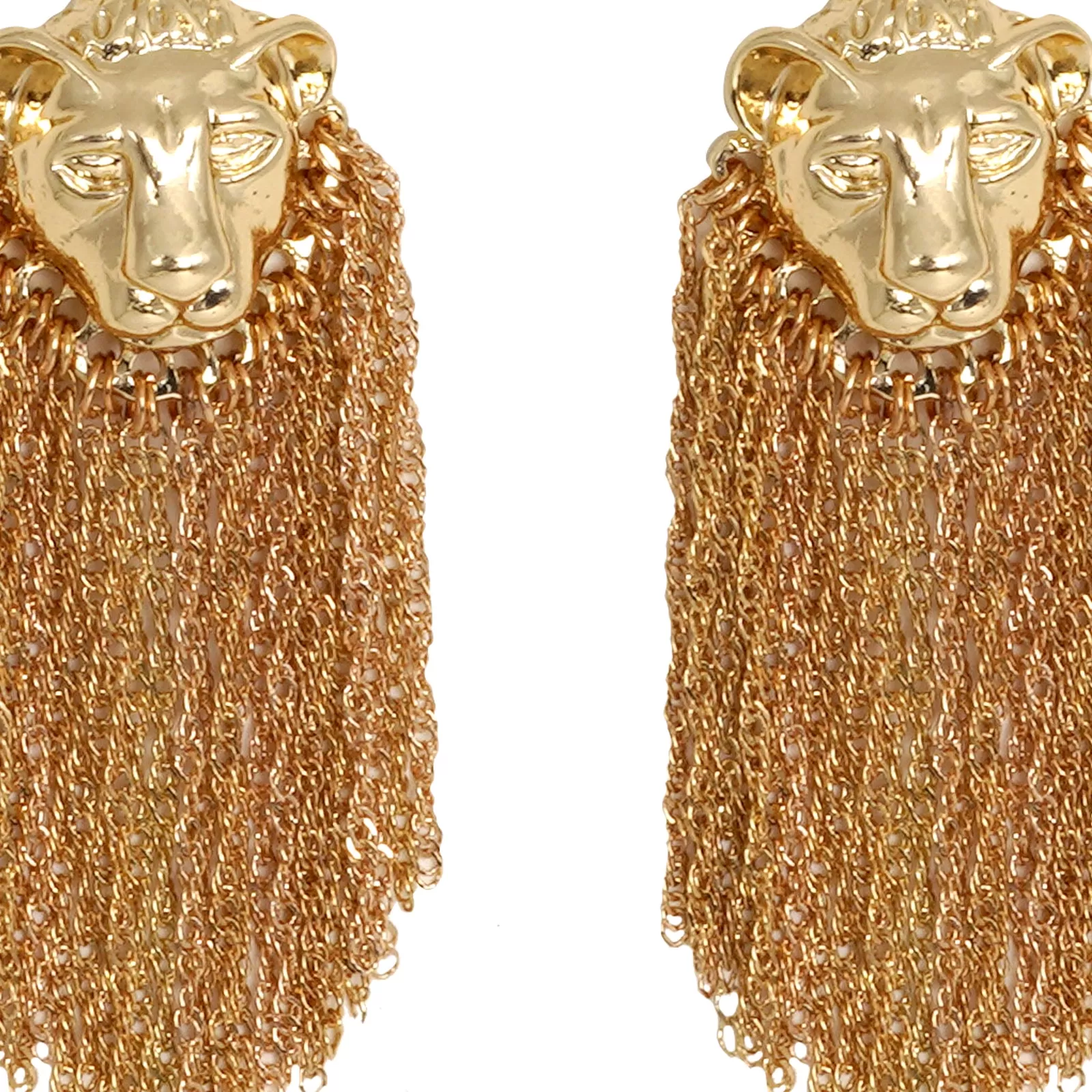 Roar Gold Chunky Earrings