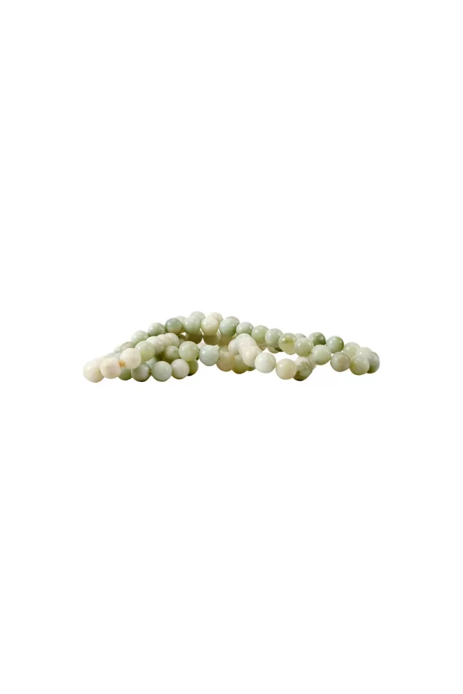 Round Green Jade Beads