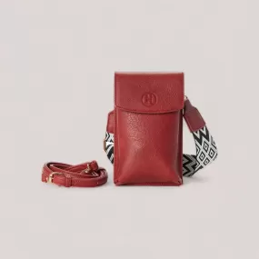 SADIE | Crimson Crossbody Phone Case