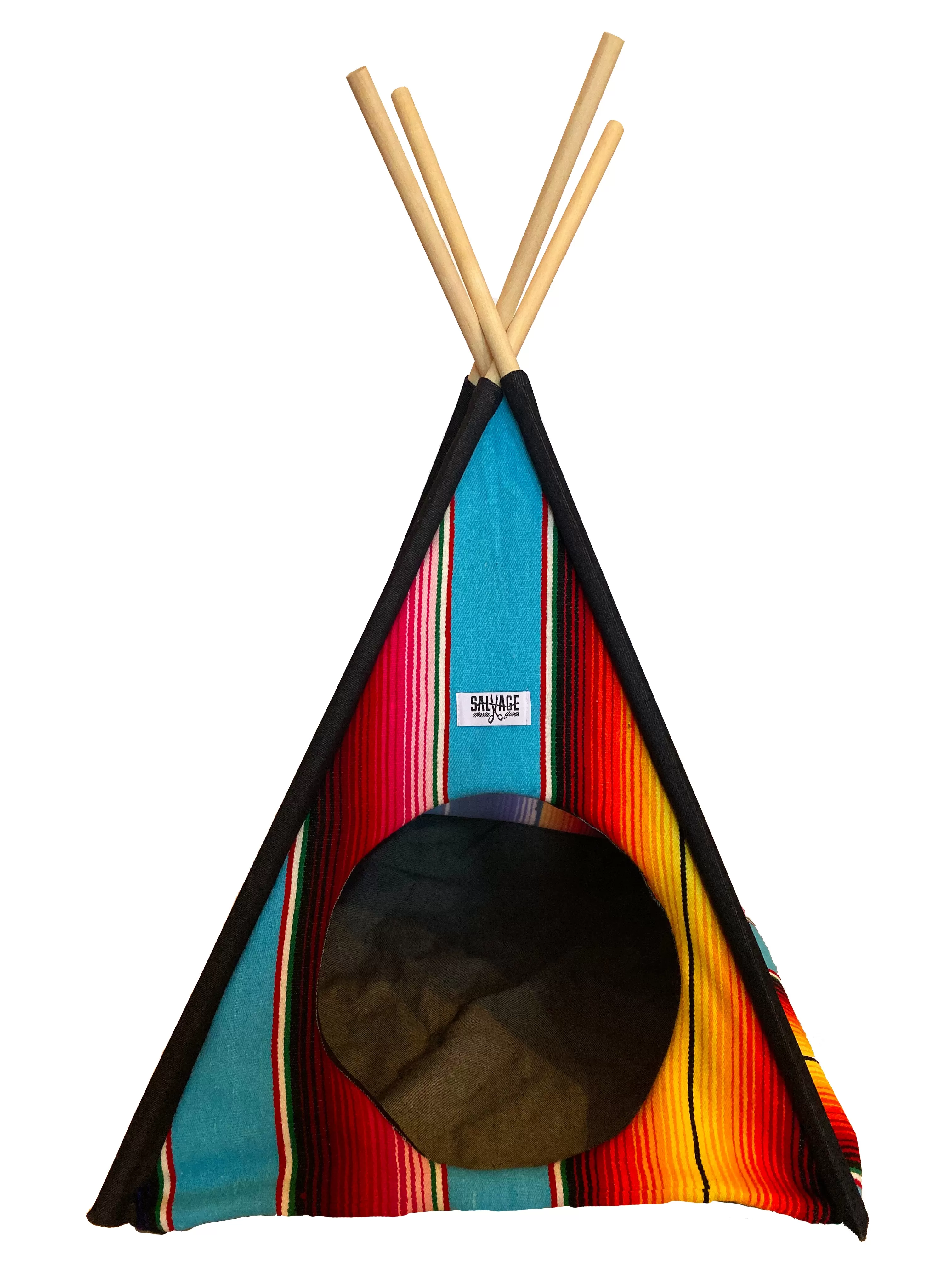 Saltillo Serape Tipi Casita- Pink