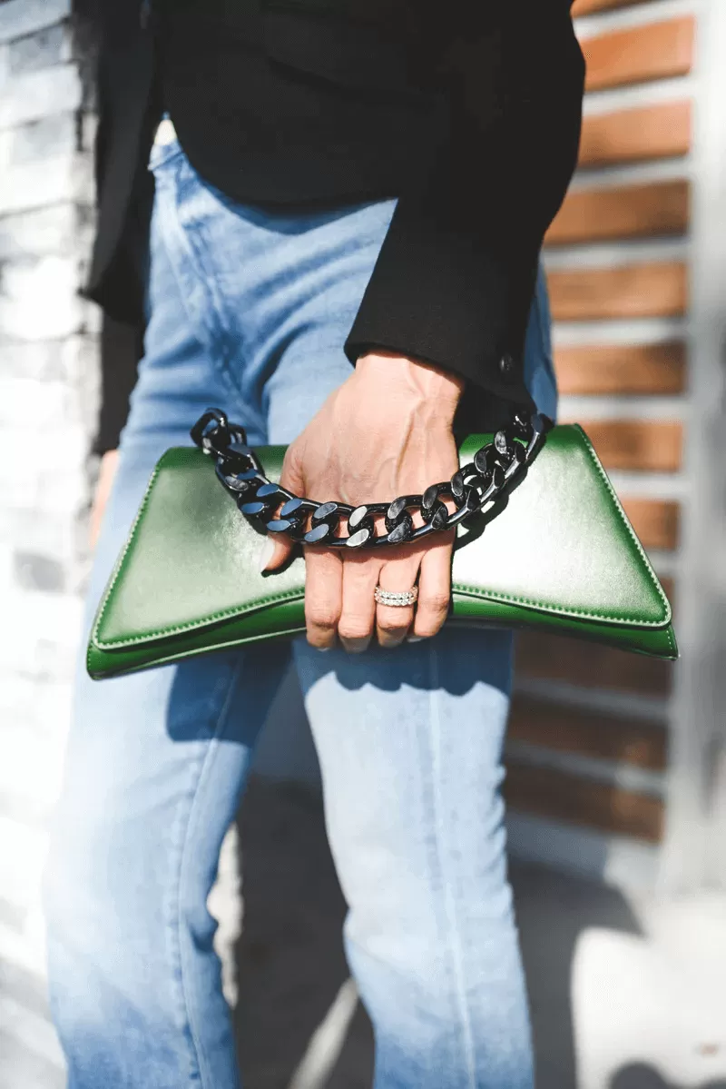 SATORI - Clutch Bag | Green Helen