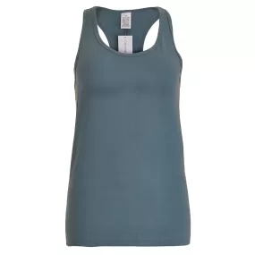 Seamless Logo Tank Top, Blue Steel