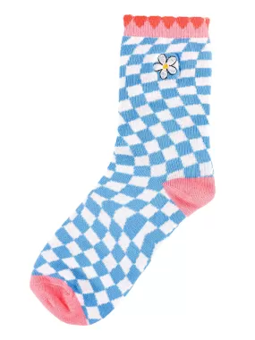 Simply Southern Blue Check Socks