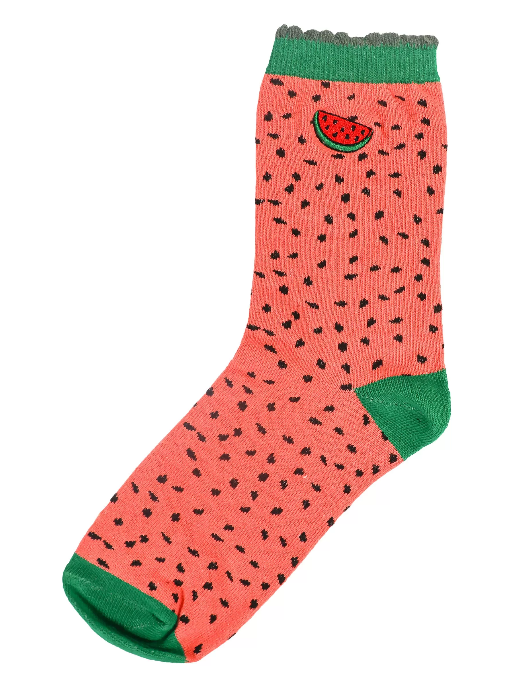 Simply Southern Personality Crew Socks With Watermelon Print - Express Yourself with Style and Comfort