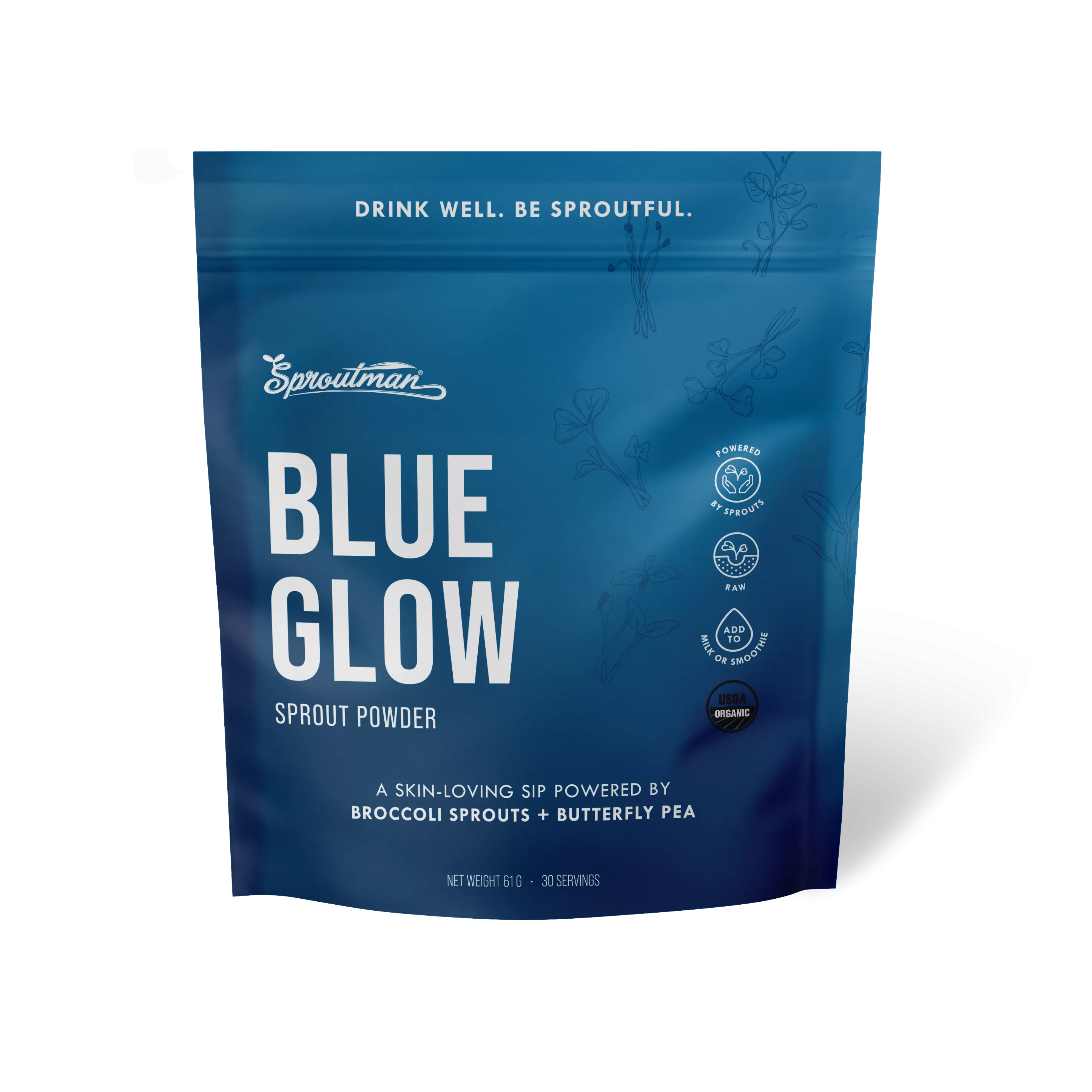 Sproutman Blue Glow Sprout Powder (30 Servings)