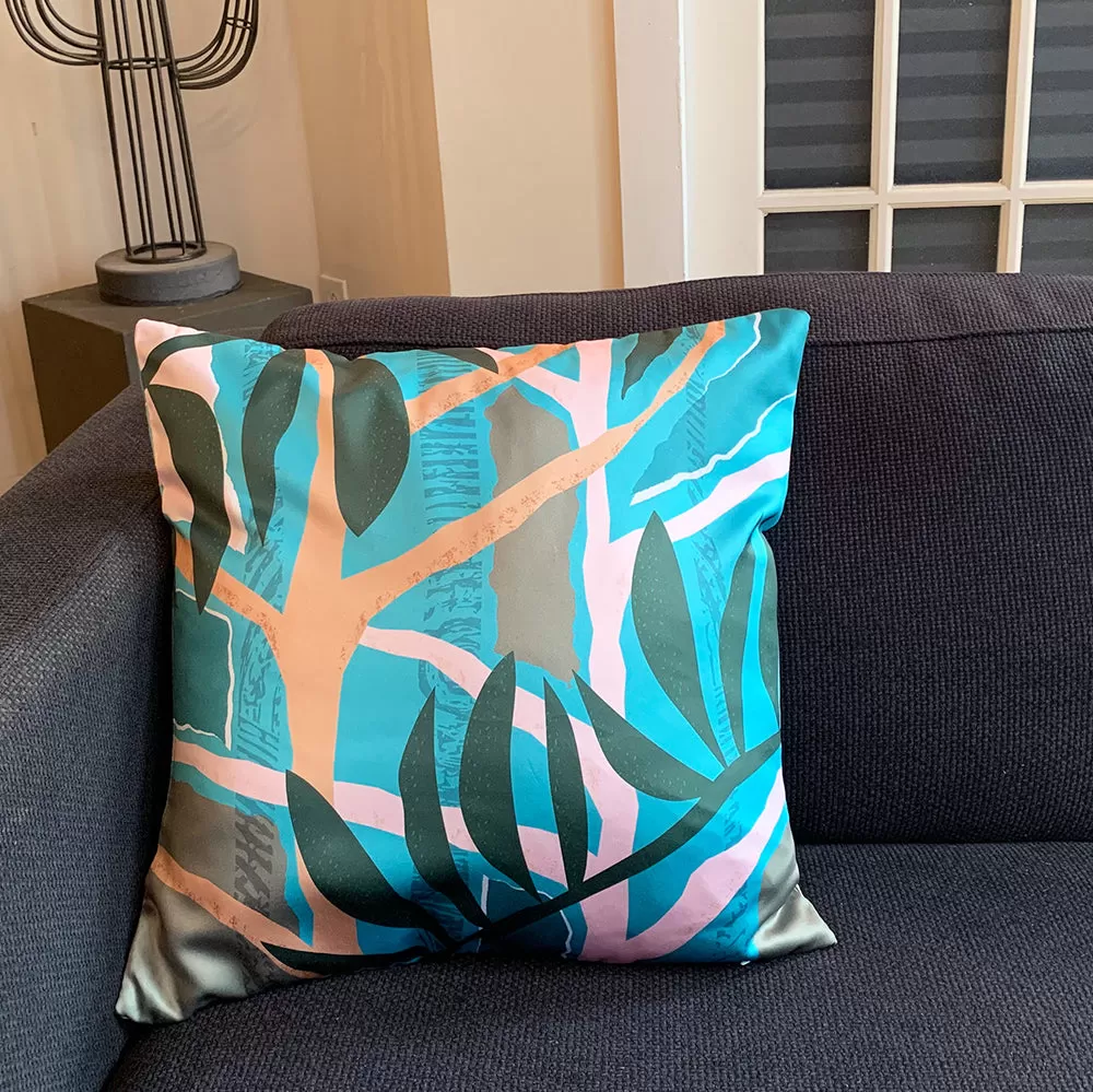 Square Toss Cushion Cover | Jungle