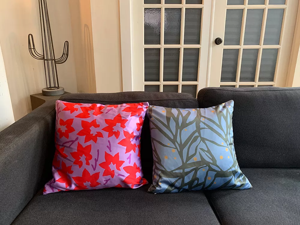 Square Toss Cushion Cover | Maple leaves