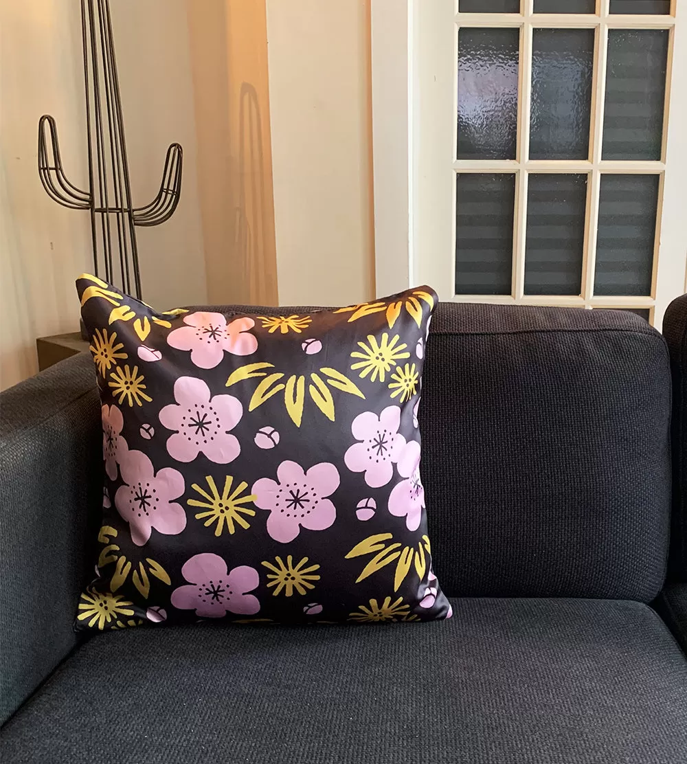 Square Toss Cushion Cover | Plum Blossom