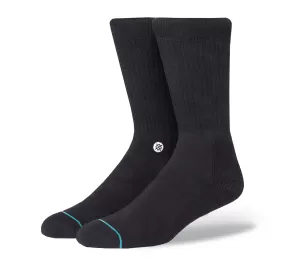 Stance Classic Crew Men's Socks in Icon Black and White