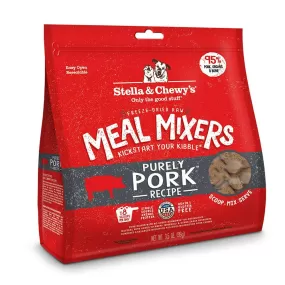 Stella & Chewy's Purely Pork Grain Free Meal Mixers Freeze Dried Raw Dog Food